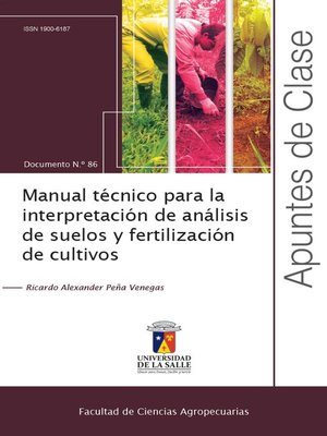 cover image of Manual técnico para la interpretación de análisis de suelos y fertilización de cultivos